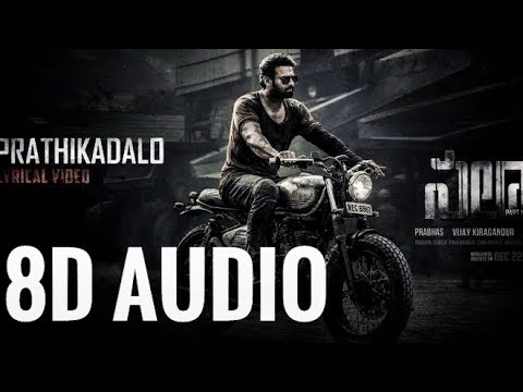 Prathikadalo(Telugu)-8D Audio|Salaar|Prashanth Neel|Ravi Basrur|Prabhas|Prithviraj|