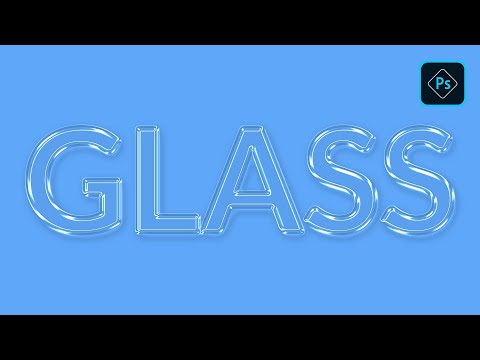 Glass Text Effect/Glass Logo Effect - Photoshop Tutorial (Easy)