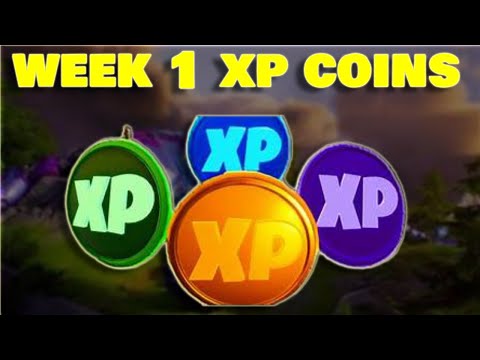 All Week 1 XP Coin Locations Chapter 2 season 4
