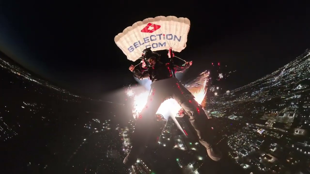 Skydiving & Fireworks, why not..