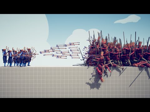 10x ARTEMIS vs UNITS - Totally Accurate Battle Simulator TABS
