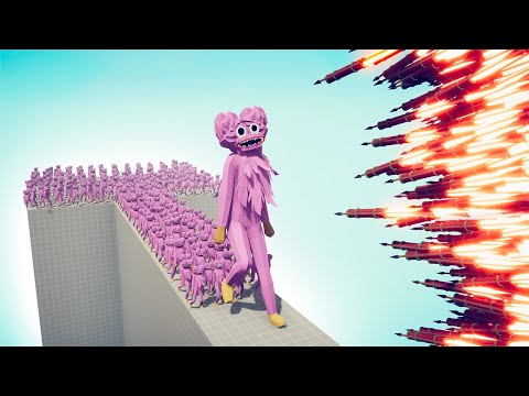 CAN 100x POPPY PLAYTIME CROSS THE BRIDGE?? - TABS | Totally Accurate Battle Simulator