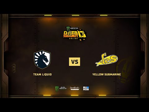 Team Liquid vs Yellow Submarine, Monster Energy DOTA Summit 13: EU/CIS, bo3 game 2 [Maelstorm & Jam]
