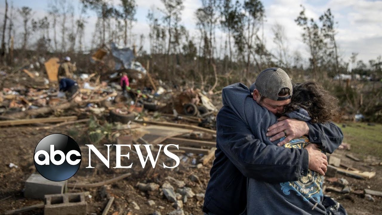 Alabama town begins to rebuild after devastating, deadly twisters