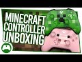 EXCLUSIVE Minecraft Xbox Controller Unboxing | Pig And Creeper Limited Editions