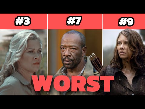 The WORST Character in every Season of The Walking Dead