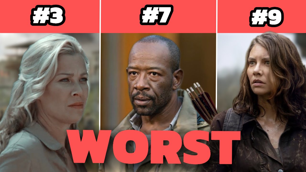 The WORST Character in every Season of The Walking Dead