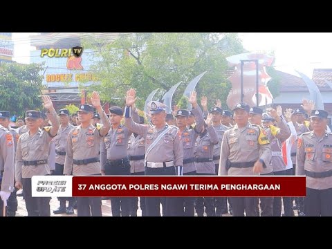 PRESISI UPDATE : POLRES NGAWI BERIKAN PENGHARGAAN ANGGOTA POLRI DAN PNS 30/04/2024 18.00