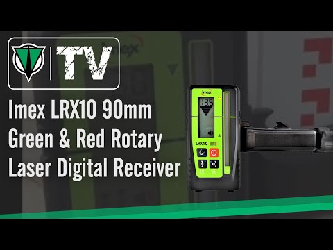 Imex LRX10 90mm Green & Red Rotary Laser Digital Receiver