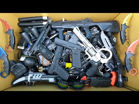 INSANE Toy Gun Arsenal! Beretta M92, Glock 17/18, Dan Wesson 6 Revolver & More