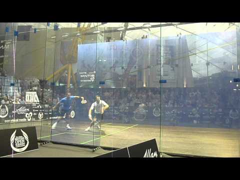 British Open 2012 Squash - Semi Finals - Peter Barker vs Nick Matthew