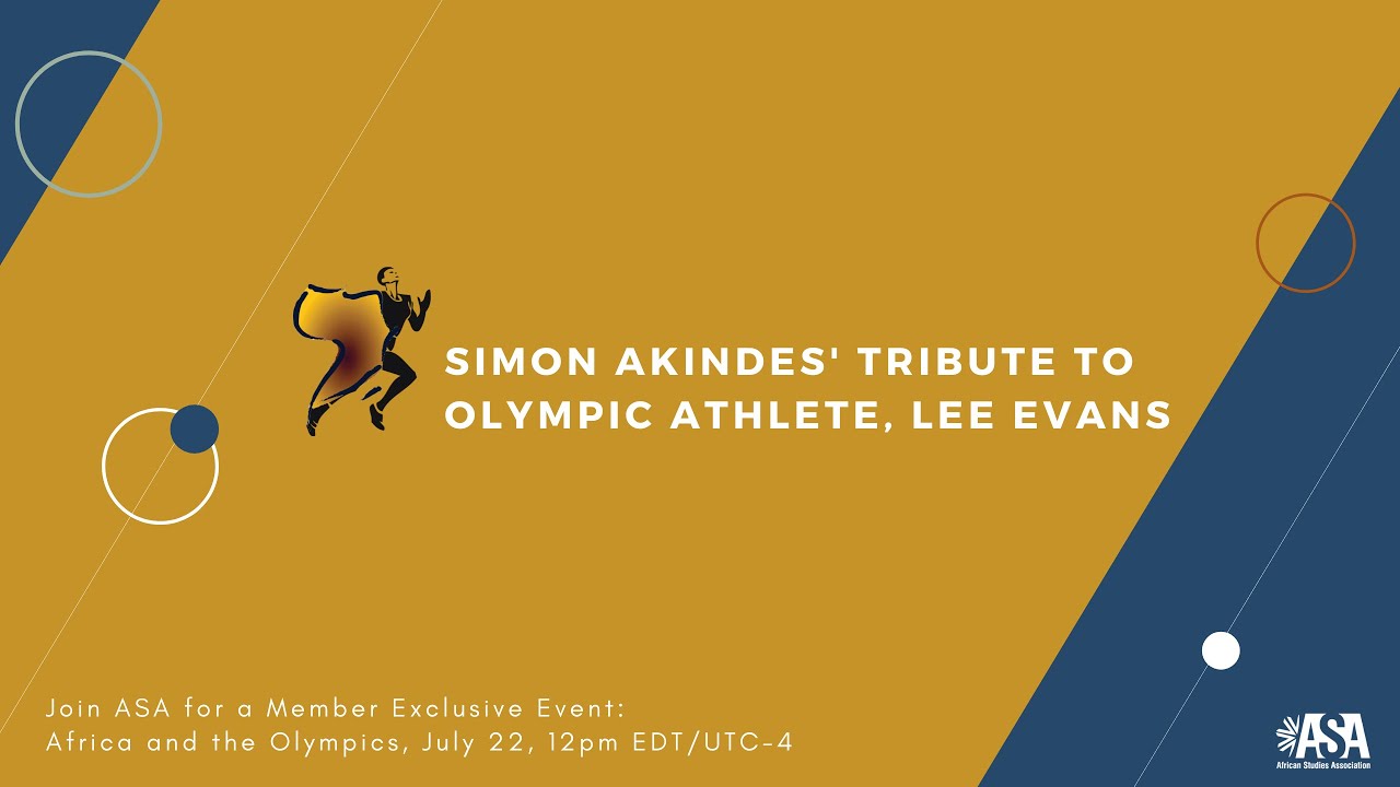 Simon Akindes' Tribute to Lee Evans