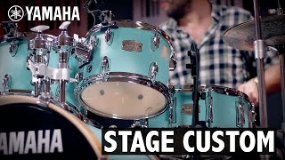 Video thumbnail for Yamaha Stage Custom drums SURF GREEN sound demo by digitaldrumming