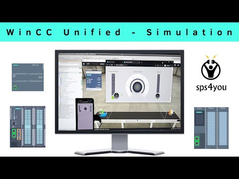 WinCC Unified Simulation without hardware - Learn to program PLCs - Transition course (Chapter 8)