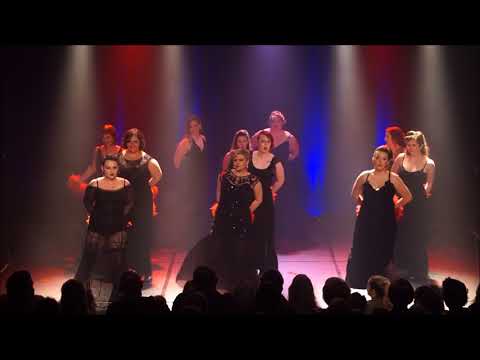 Beginner Burlesque students perform Real Gone- The Bombshell Burlesque Academy