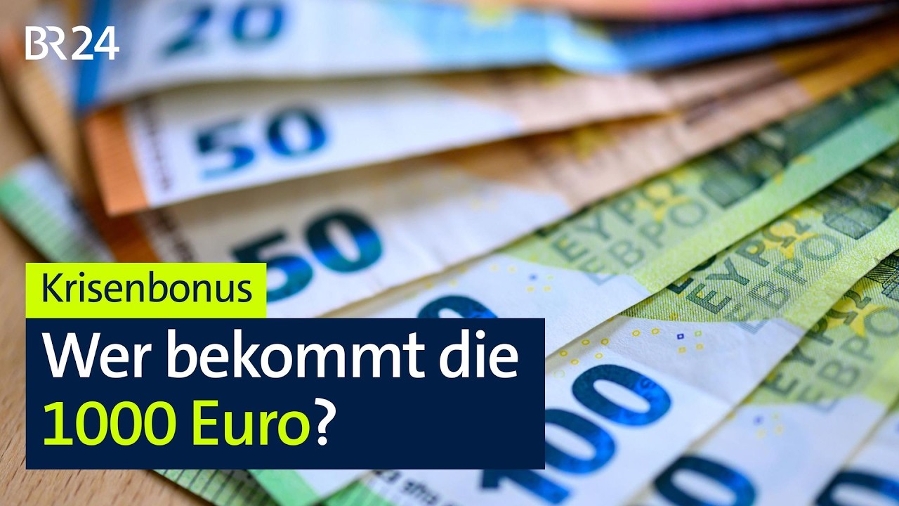 Krisenbonus: Wer bekommt die 1.000 Euro? | BR24