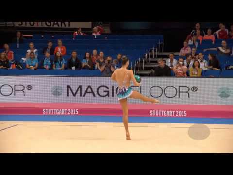 RODRIGUEZ Carolina (ESP) – 2015 Rhythmic Worlds, Stuttgart (GER), Qualifications Ball