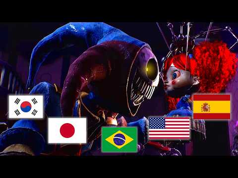 Poppy Playtime: Chapter 5 - Meeting the Prototype in Different Languages Comparison (Showcase)