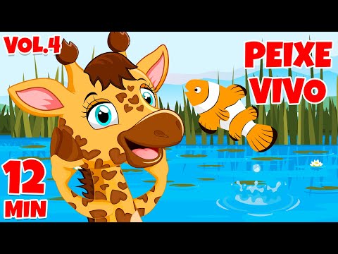 Peixe Vivo Vol. 4 - Giramille 12 min | Desenho Animado Musical