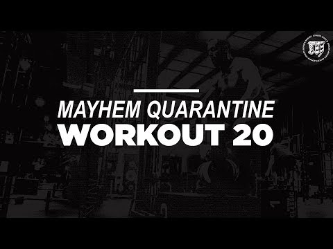 (LIVE) Mayhem Quarantine // Workout 20