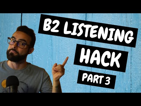 Cambridge Exams | B2 Listening Part 3
