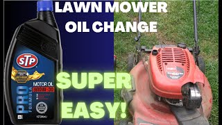 How to Change Lawn Mower Oil FAST (1 Minute)