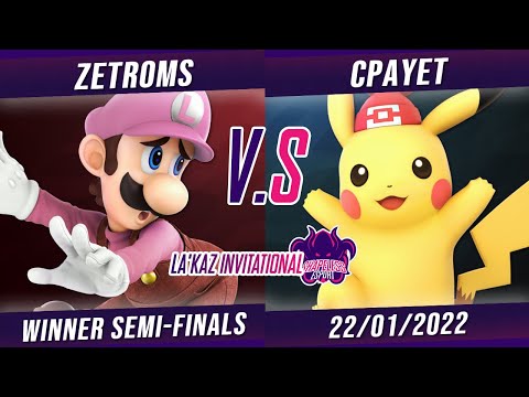 La'Kaz Invitational Winner Semi - Zetroms (Luigi) VS Cpayet (Pikachu) - Smash Ultimate