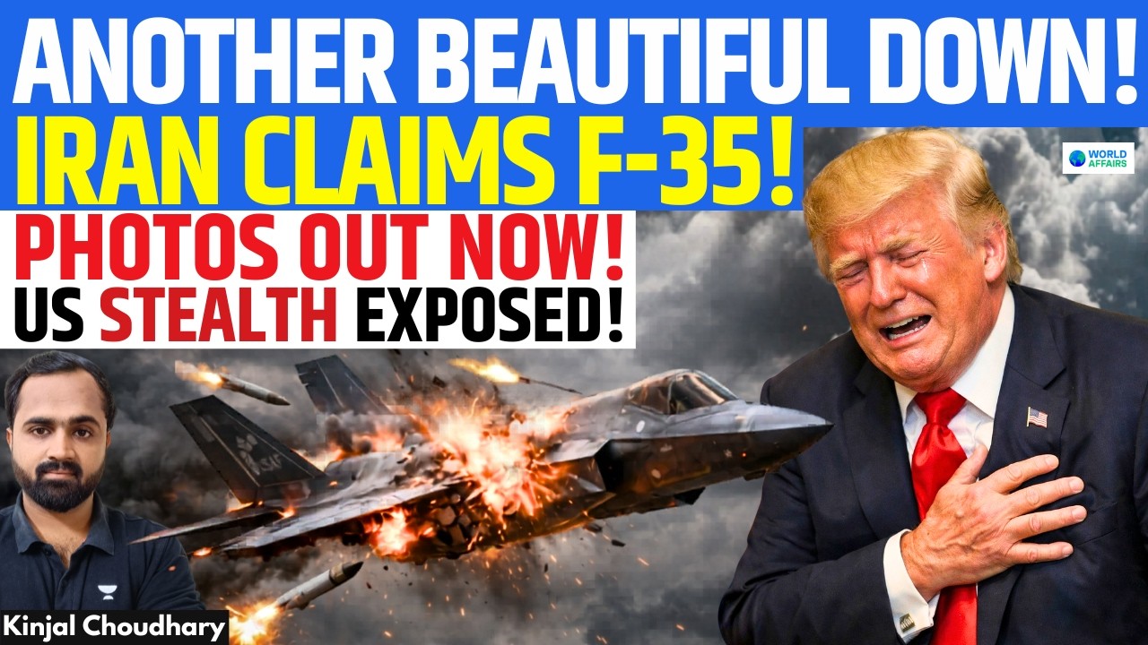 US Stealth Fails Again? Iran Claims F-35 K**, Pilot Likely Dead! Photos Hint Trump Lost F-15! Kinjal