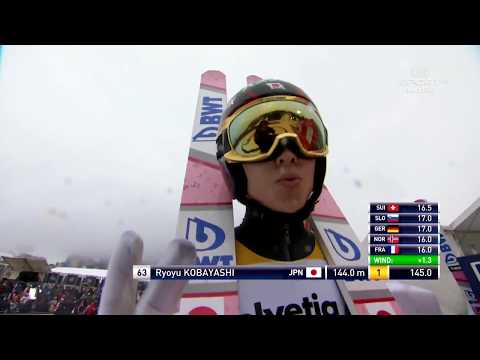 RYOYU KOBAYASHI 144 m I seria ENGELBERG 2018