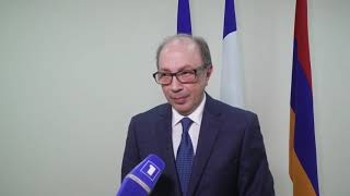 ԱԳ նախարար Արա Այվազյանի մեկնաբանությունը «Հանրային հեռուստաընկերությանը» Ֆրանսիայի արտաքին գործերի պետքարտուղար Ժան-Բատիստ Լըմուանի հետ հանդիպման արդյունքներով