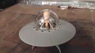 Pegasus Hobbies Alpha Centauri UFO&#39;s Kit all painted