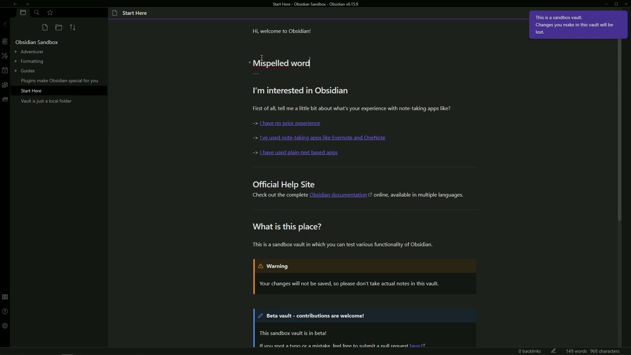 Spellchecker does not change the correction - Bug graveyard - Obsidian ...