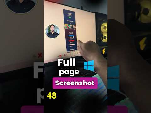 Take Full Webpage Screenshot in Two Seconds 😍 | #shorts #pctips