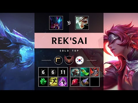 Rek'Sai Top vs Riven - KR Grandmaster Patch 25.21