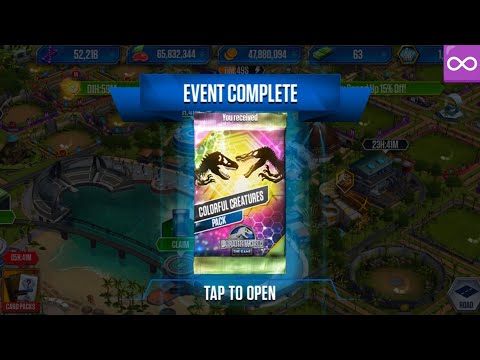 JURASSIC WORLD THE GAME 🎮 - COLOURFUL CREATURES PACK Ep255 HD