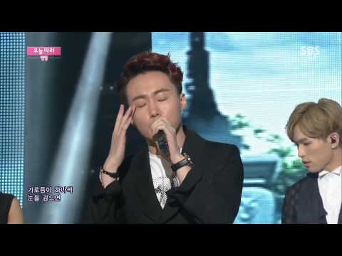 [Full HD] 2014.06.01 PHANTOM(팬텀) feat. APINK's Nam Joo(남주) - Seoul Lonely(오늘따라) @SBS 인기가요 Inkigayo