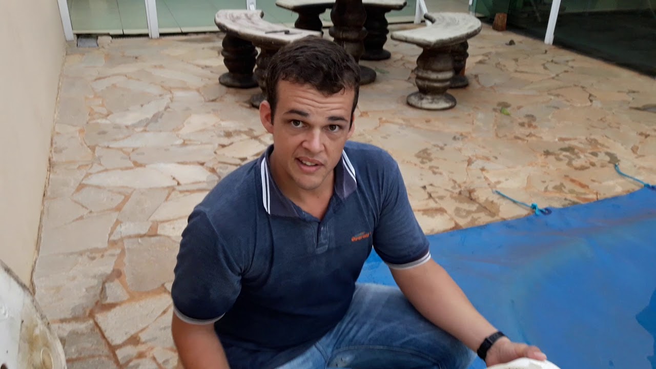 Água na capa da piscina não é problema #1