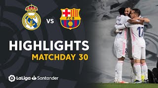 Highlights Real Madrid vs FC Barcelona (2-1)