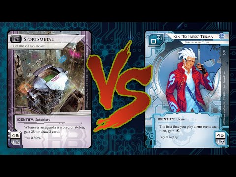 [EN] Android: Netrunner - In English #41 SportsMetal Glacier VS Ken Run