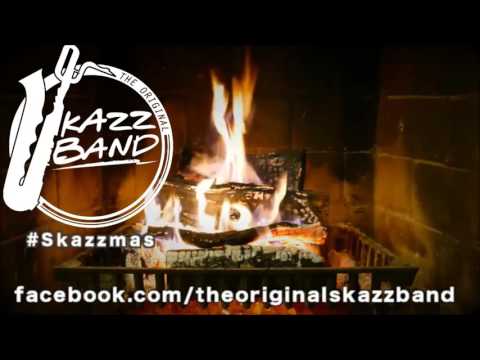 Fireplace with Big Band Christmas Music