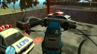 preview picture of video 'GTA IV Demolition Derby Matches with LCPD Officers.'