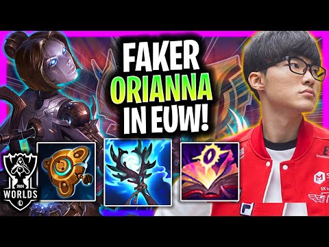 FAKER IS SO STRONG WITH ORIANNA IN EUW SERVER! | T1 Faker Plays Orianna Mid vs Syndra!  Season 2024