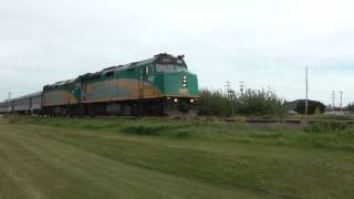 preview picture of video 'VIA #1 at Stony Plain, Alberta'