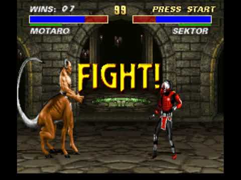 SNES MK3 Motaro WR Speedrun 05:08.267