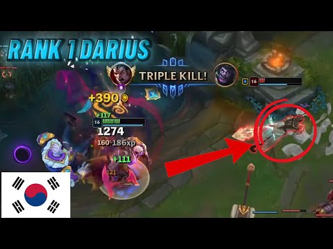 Rank 1 Darius RaiderGO faces a Korean Challenger Jayce