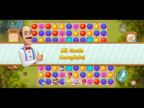 GardenScapes level 3232, 3233, 3234, 3235, 3236, 3237, 3238, 3239, 3240. No boosters