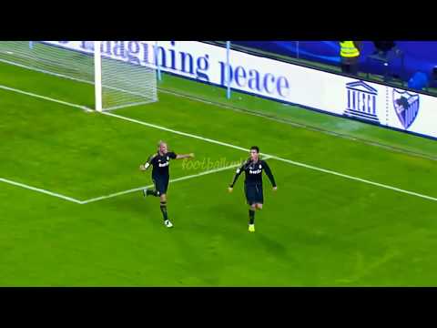 Cristiano Ronaldo stunning back heel goal against Málaga