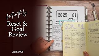 Monthly Reset and Goal Review | April 2025