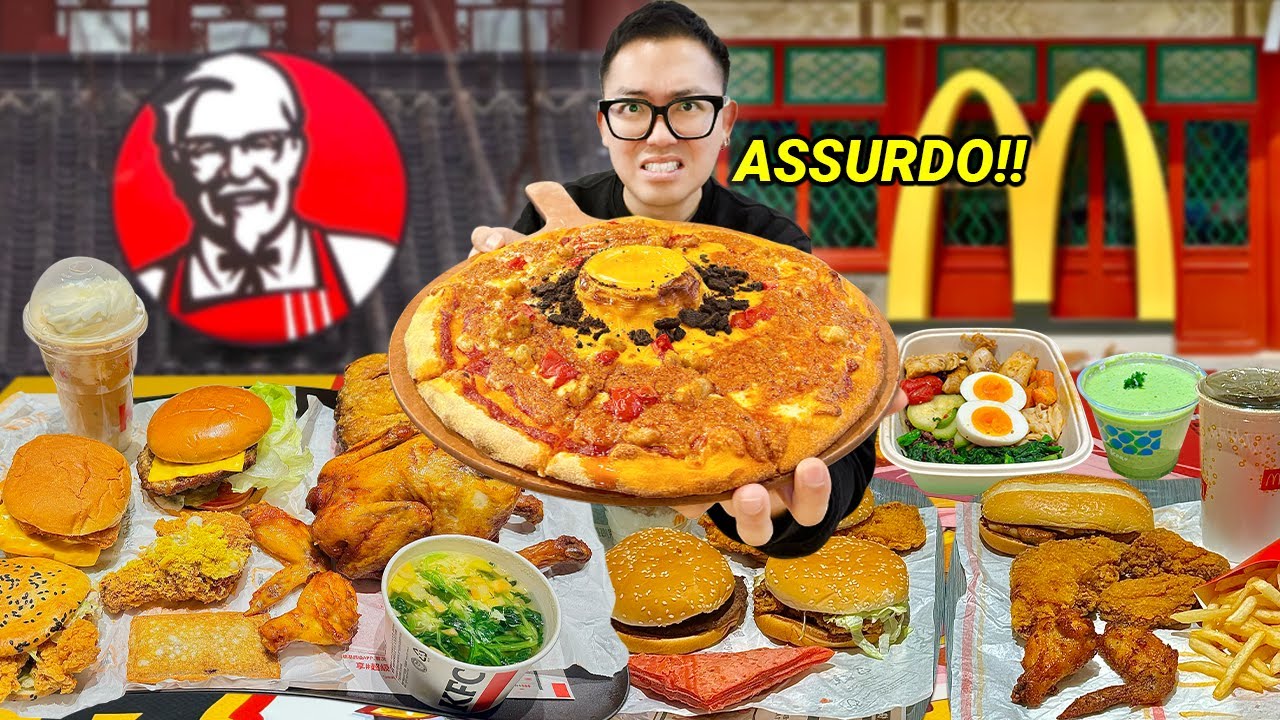 QUESTO Cibo NON Esiste in Italia!🍔🍟 Fast Food in CINA!!🇨🇳