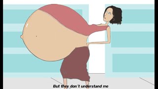 Pregnant with a big belly (Veronica's Journey)